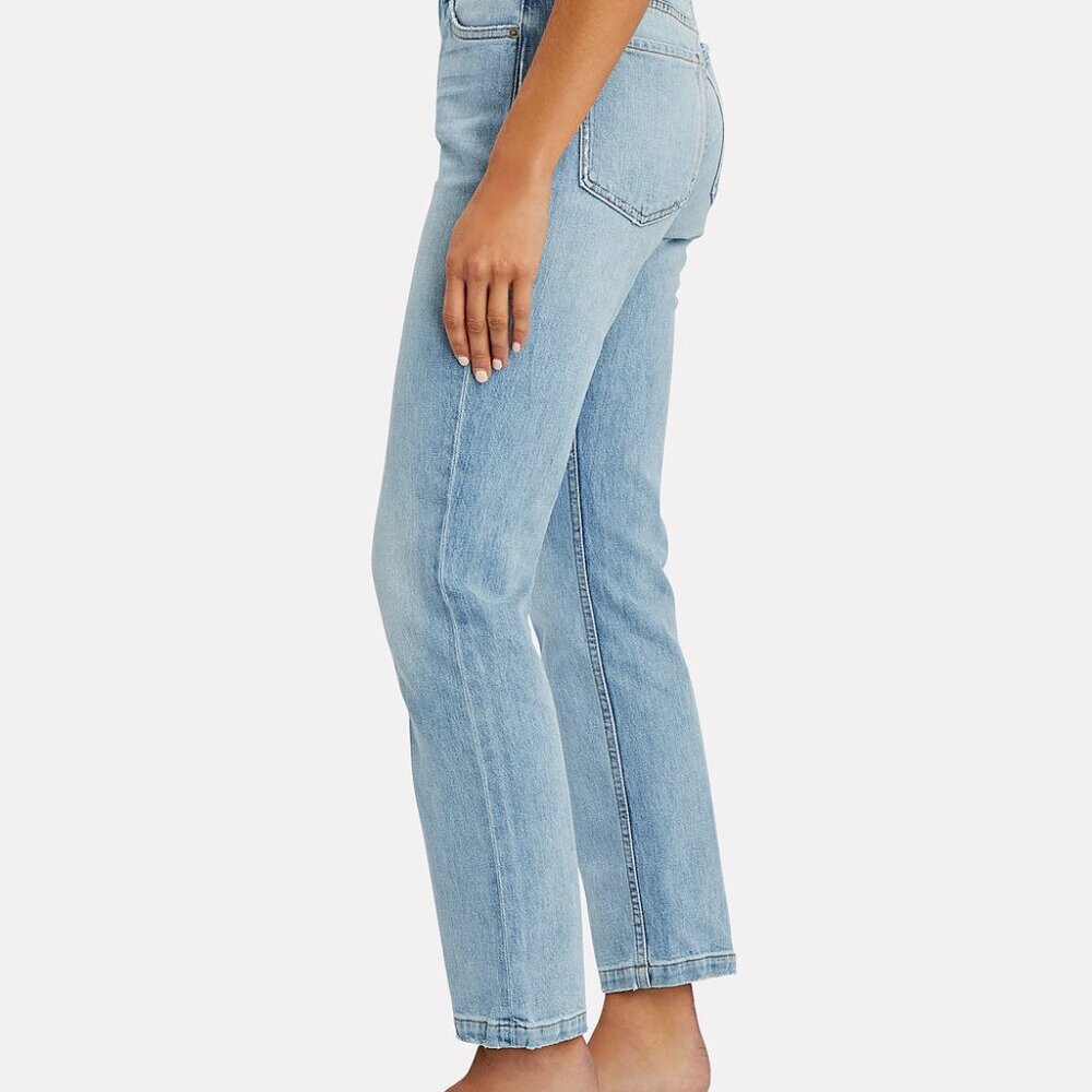 FRAME Denim Heritage Le Sylvie Slender Straight-Leg Jeans Size 26 Revolve - Picture 2 of 7